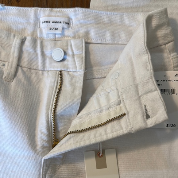 NWT Good American White Skinny Jeans Size 2 - Picture 7 of 10